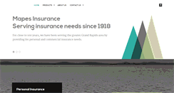 Desktop Screenshot of mapesinsurance.com