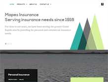 Tablet Screenshot of mapesinsurance.com